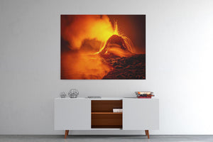 Volcanic eruption